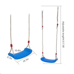Tree Swing Seat, Swing Set Accessories for Kids Outdoor & Indoor Blue