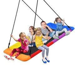 60″ Rectangle Platform Tree Swing for Kids Adults, 700lb Capacity Outdoor Gia…
