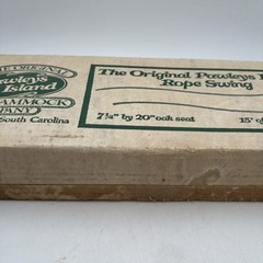 Vtg The Original Pawleys Island Rope Swing 20″ Oak Seat 15′ Rope BRAND NEW