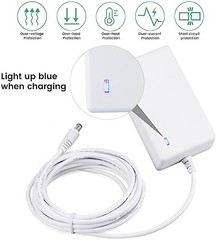 10 ft Power Cord for 4moms mamaRoo 4, 12V 3A Charger for RockaRoo Baby Swing, AC