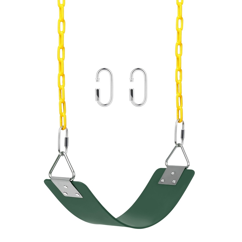 AGPTEK Swing Seat with 66 Inch Anti-Rust with Chain Hooks Outdoor Play for 250lb