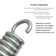 ZSHIYUIO Spring Hooks for Patio Swings 770lb Maximum Weight Recommendation Lo…