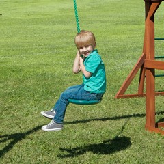 Swing N Slide Disc Swing Tree/Playset Kid’s Swing Green Heavy Duty Plastic NEW!
