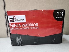 NEW Ninjaster Ninja Warrior Obstacle Course for Kids, 13 Pcs Set