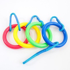 Gymnastic Swing Playground Climbing Ring Set for Climbing Garden Backyard