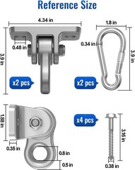 Heavy Duty Swing Hangers Swing Set Hardware Playground Porch Wooden Sets Indoor