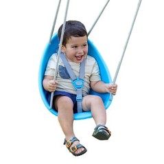 Swurfer Coconut Toddler Swing – Comfy Baby Swing Outdoor, 3- Point Adjustable…