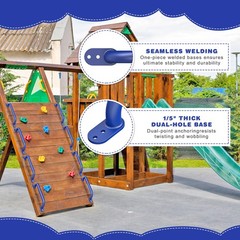 6 Pack 17-Inch Safety Handle, Heavy Duty Metal Safety Playground Handles, Ind…