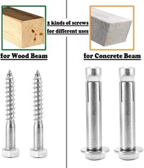 Swing Hangers for Wooden Sets Pack of 2 Heavy Duty Swingset Hardware