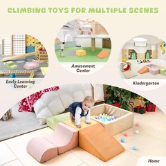 Climbing Toys for Toddlers 1-3 inside, Toddler Climbing Toys Indoor, 5-Piece …