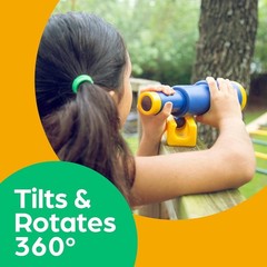 Durable Pirate-themed Telescope for Kids – Easy Install Playhouse Accessory