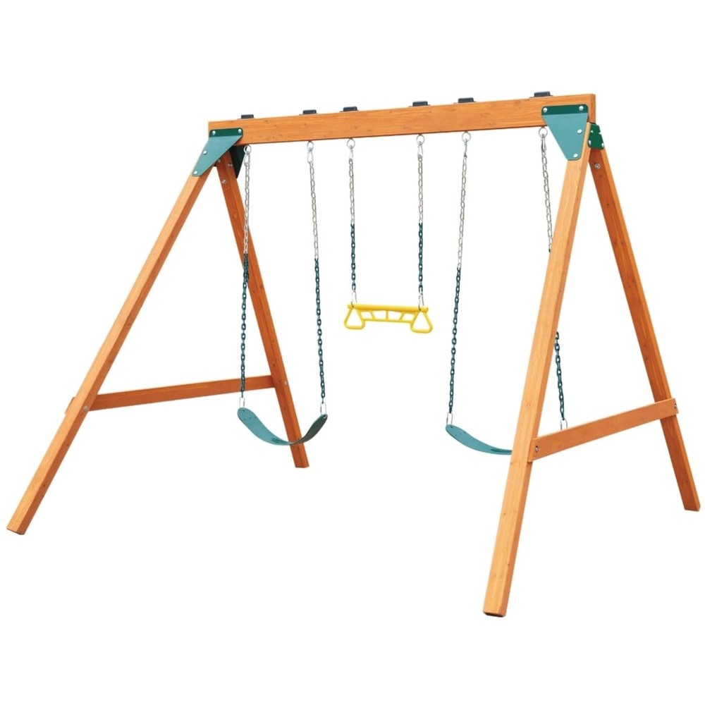 PB 8360 Ranger Wooden Swing Set with Swings