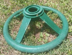 Gorilla Playset Green Steering Wheel Kit With Hardware-Compatible With Anything