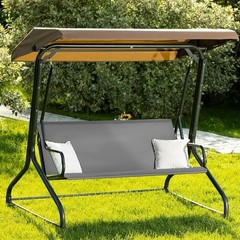 Patio Swing Seat Cover Replacement,Swing Cushion Covers,Waterproof Swing Seat…