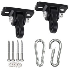 Playground Swing Hangers – Heavy Duty Hanging Swing Hooks, Anti-Rust Aluminum…