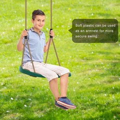 SELEWARE Plastic Swing Seat, Non Slip Tree Replacement Green a – 1 Pack