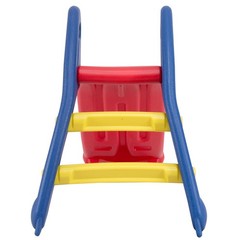 2-Step Children Folding Slide Plastic Fun Toy Up-down for Kids Play Set