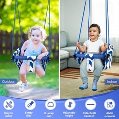 Toddler Swing – Comfy Baby Swing Outdoor Indoor Kids Swing Seat for Backyard …