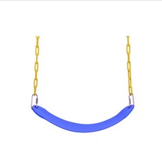 Blue Heavy Duty Swing Seat Set Outdoor Swing Seat Accessories Replacement USA