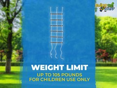 SWING SET STUFF 24″ ROPE LADDER playground fort accessories climb backyard 0115
