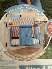 Little Tikes Wood Rockabye Nature Swing Adjustable Height Easy Set Up