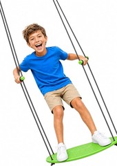 Kick Stand Up Surfing Tree Swing Outdoor Swings Kids Up to 200 Lbs Hang from Up