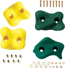 WS 4781 Set of Twelve Climbing Rocks with Hardware – Accessories for Backyard &