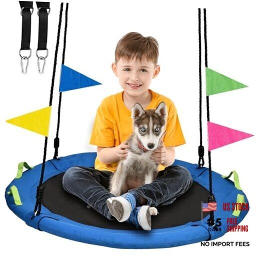 Tree Swing, Saucer Flying Swing for Kids, 900lbs Weight Capacity, with 24 Inch