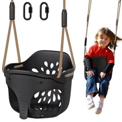 Heavy Duty High Back Full Bucket Toddler Swing Seat, Toddler Bucket Swing wit…