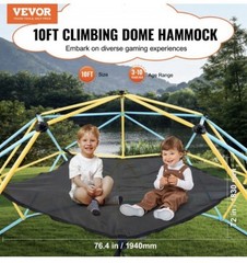 VEVOR 10ft Climbing Dome Hammock Net, 350 lb Load Capacity, JX-DC-P-10H