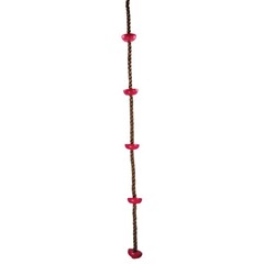 SWING SET STUFF INC. CLIMBING ROPE LADDER WITH STEPS (PINK) fun children 0288