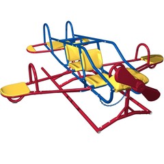 Lifetime Airplane Teeter Totter Ace Flyer 151110 Primary Color Double Play