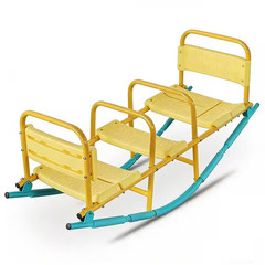 Metal Patio Swing Outdoor Rocking Horse Park Playground Equipment Double or Trip