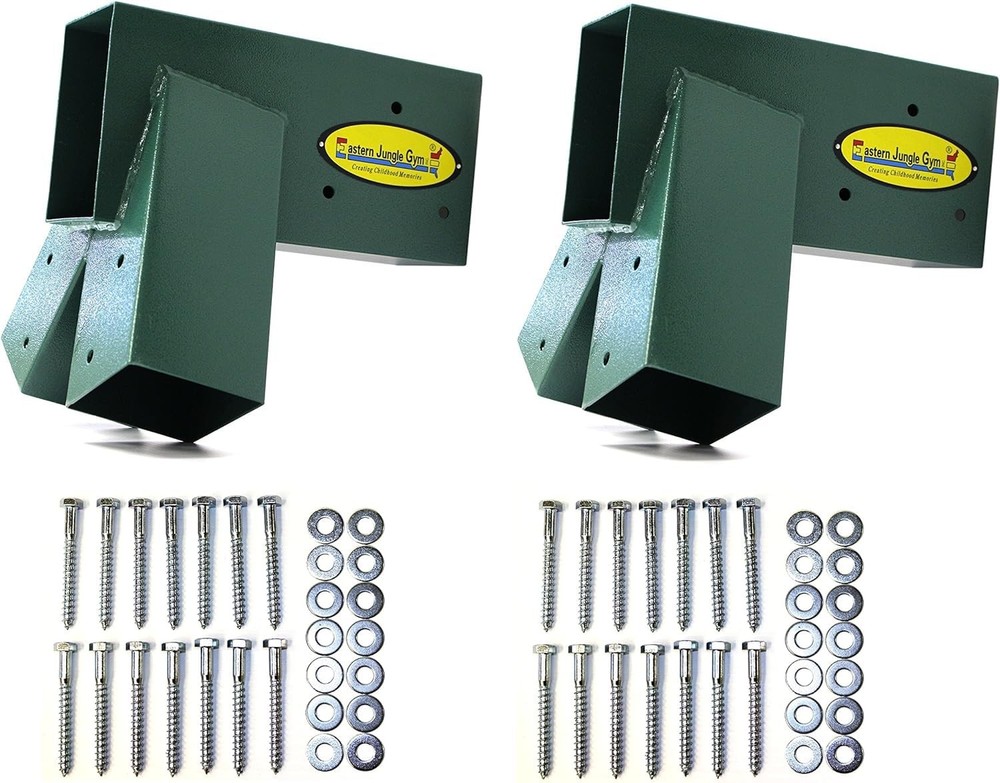 A-Frame Swing Set Brackets with Mounting Hardware – Easy 1-2-3 Installation