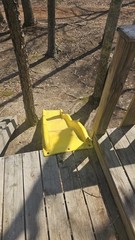Tube Slide, Spiral, Commercial Grade, Used, Good Condition, Yellow, Pickup Only