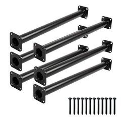6 Pcs 16.5″ Black Outdoor Monkey Bars for Playground|