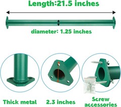 15 Set Metal Monkey Bars Ladder Rungs Set for Backyards Playground and Children