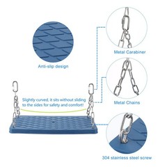 Swing Seat-Heavy Duty Non Slip Tree Swing Set Playground Swing Set Accessorie…