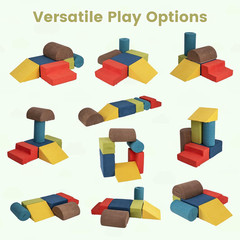 Climbing Toys for Toddlers, 6Pc Kids Climb and Crawl Soft Foam Block Activity St