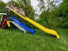 One size of each slide 8FT 10FT 12FT 14FT 18FT 22FT WATERS SLIDE FIBERGLASS