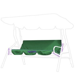 3 Seater Outdoor Swing Seat Replacement, Outdoor Use Swing Seat Cover Replace…