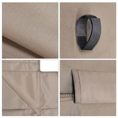 Replacement Canopy 66″ X 45″ 2 Seat Outdoor Swing Beige UV Weatherproof Shade