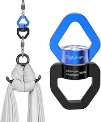 Portable Aluminum Swing Swivel Spinner for Trees and Hammocks – Easy Setup
