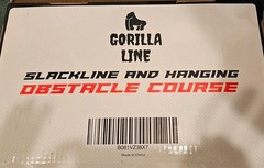 Gorilla Line – Slackline & Hanging Obstacle Course Ninja Kids Ladder