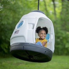 Step2 Space Capsule Swing, Kids Indoor/Outdoor Swing or Playhouse, Backyard