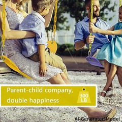 Heavy Duty Coated Iron Chain Sensory Swing, Therapy Swing Seat,Outdoor Playgroun