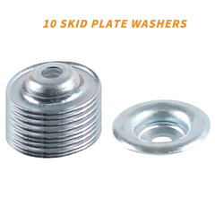 20 Piece Set UTV Skid Plate Washer and Bolt Kit Compatible with Polaris RZR 570