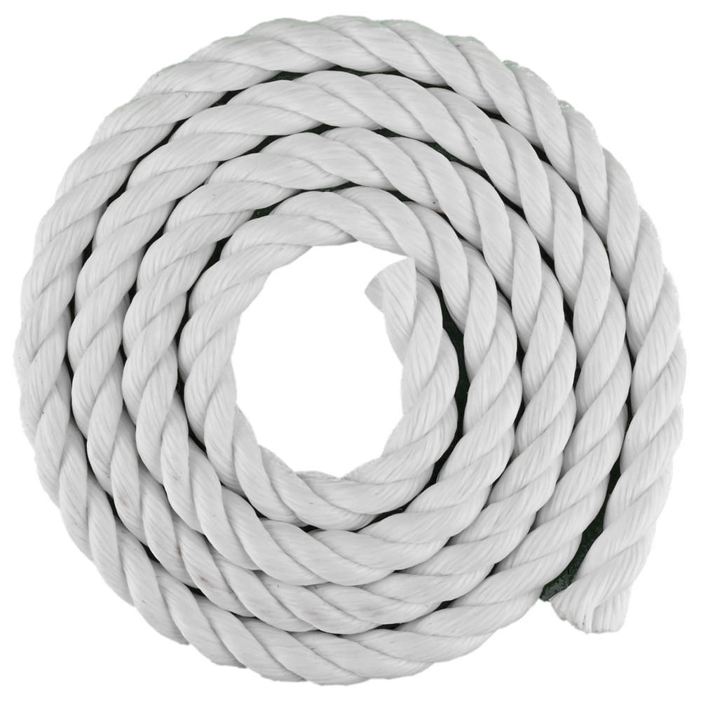 SWING SET STUFF 10′ of 1″ POLYPROPYLENE WHITE ROPE park fort accessories 0066