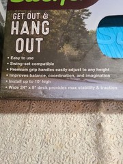 Swurfer Kick Stand Up Surfing Tree Swing Outdoor Swings for Kids Up to 150 Lb…