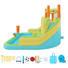 Inflatable Water Slide Bounce House for 3-4 Ages 3-8
